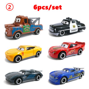 Takara Tomy | Cars Toy Set Lightning McQueen Mater Cruz Ramirez Sheriff Danny Mack Trailer Alloy Car Diecast Model Children’s Toy