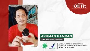 Obat Mata Berlemak Pterigium Pandangan Berkabut Mata Berselaput Pembersih Mata OIL FIT Kapsul Herbal