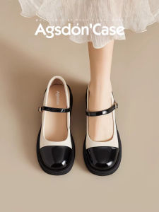 Agsdon | Mary Jane Style Thick Sole French Style Womens Shoes