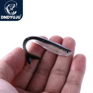 DNDYUJU 5-10X 2g/8cm Fishing Lure Soft Simulated Little Fish Baits Fishing Wobbler Bass Bait Artificial Fishing Soft Lure Tacke