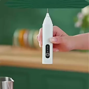 3-Speed Electric Coffee Mixer Rechargeable Milk Frother Shaker Maker Foamer USB Charging Egg Beater