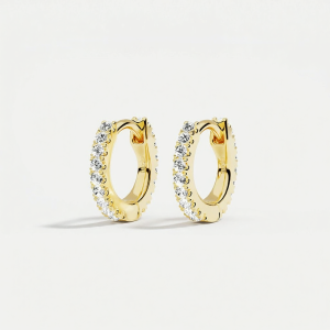 Golden Hoop Earrings