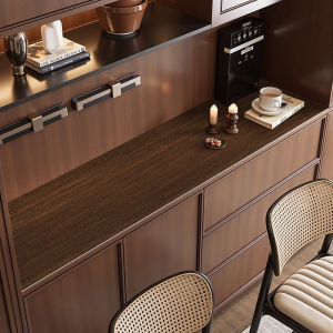 LEKEN | Wood Grain Waterproof Walnut Table Pad