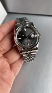 Nam 36mm 39mm Đồng Hồ Cơ Tự Động Chữ Số La Mã Sunburst Mặt Số Ngày Jubilee Vòng Tay Khóa Lướt Kinh Doanh Đồng Hồ Miyota8215