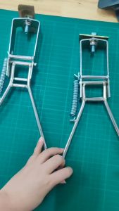 ขาตั้งจักรยาน 16 และ 20 นิ้ว ชุบโครเมี่ยมเงา - จักรยานฮาโร่ ขาตั้งคู่ รุ่น BMX