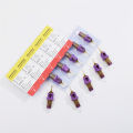 NAOM 10 ชิ้นเข็มแต่งหน้าถาวร RL RS Pro รอบทิ้ง PMU ฆ่าเชื้อความปลอดภัยเข็มสักสําหรับสักเครื่อง. 