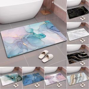 Environmentally friendly materials New Minimalist Super Absorbent Quick Dry Diatomite Floor Mat Carpet Kitchen Toilet Bathroom Non-Slip Pad 50*80cm