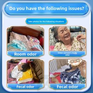 Seniors Odor Eliminator Bath Gel Body Odor Decomposition Cleaning Spray for Room Oil Elimination Aromatherapy Products