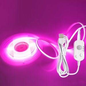 5V USB COB LED Strip Light Motion Sensor Night Light Dimmable Smart Induction Lamp for Bedroom Bedside TV Backlight Decoration