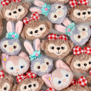 Adorable Disney Plush Shoe Flower Cross Decoration Accessories Detachable Clog Shoe Decorations DIY Slippers Hole Shoe Accessories