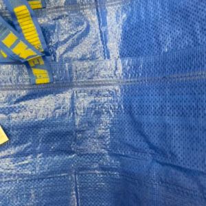 FRAKTA BRATTBY - Tas Kantong Kantung Kantong Karung Belanja barang kuat Serba Guna Serbaguna Biru - Grocery Laundry Foldable Bag dilipat
