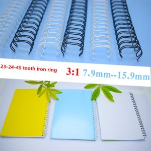 Rexam Binding Iron Ring Twin Coil YoY Ring 8-Inch Desk Calendar Iron Ring A5 Binding Iron Ring A4 Short Edge Binding Iron Ring Calendar Loose-Leaf Eyelet Binding Double Iron Ring