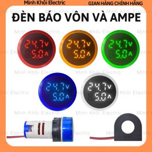 đèn báo vôn ampe đèn báo volt và ampe phi 22 loại tốt đèn báo vôn đèn báo ampe hiển thị điện áp Màn Hình Kỹ Thuật Số Led Cho Điện Áp Đèn Báo Điện Áp Ac 20 ~ 500 V Đèn Báo Hiện Tại 0 ~ 100A - Lazada