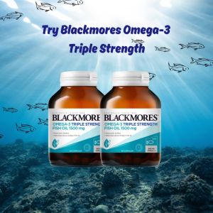 BLACKMORES OMEGA-3 TRIPLE STRENGTH FISH OIL 1500MG 30S/60S