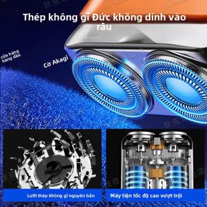 MONLEYTA | Máy tỉa râu điện tử cầm tay chống thấm nước cho nam Thiết bị làm đẹp không để lại vết đen của Đức