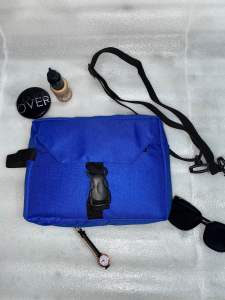 Tas Selempang GWEN BIRU- Mini Slingbag Uniseks Tas Pria Wanita Polos - Tas Slempang tas slempang