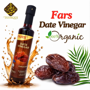 Fars Date Vinegar / Organic / High Quality / 375ml / Date Vinegar / Cooking Vinegar /Natural
