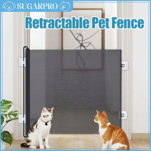 Pet Fence Retractable Anti-cat Running Out Of The Door Fence No-Drill Portable Pet Fence Isolation