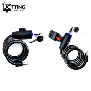 Universal Motorcycle Lock Anti-Theft Belt 2 Keys For Bike Safety Steel Rope Cable Portable Electric Vehicle Lock Cable Lock