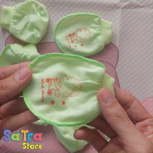 Bao tay chân cho bé sơ sinh hàng Việt Nam Chất liệu cotton mềm mại phù hợp với làm da của bé cho bé từ 0 - 3 Tháng