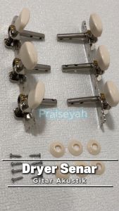 Set Dryer Putaran Senar Gitar Tuning Peg Sparepart Stem Gitar Akustik String Folk