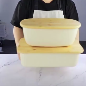 กล่องเก็บขนมปังขนาดใหญ่ ที่เก็บขนมปัง ที่มีแผ่นตัดฝากล่องขนมปังกล่องภาชนะบรรจุขนมปังขนมปัง