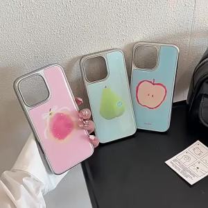 Ốp Điện Thoại iPhone 17/16/15/14/13/12/11 Pro Max Air Plus Chống Xước Chống Bụi Họa Tiết Hình Học Chất Liệu Nhựa Phong Cách Hàn Quốc Màn Hình Đầy Đủ Sao Xanh Y2K