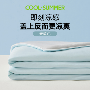 Ice Silk Summer Lightweight Washable Air Conditioning Blanket Childrens Double Size Thin Model Hot Style Bedding Quilt Cover