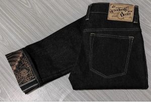 TORTUGA DENIM co. celana pria jeans denim black indigo acc |14oz