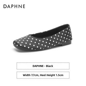 Daphne | French Polka Dot Flats Shoes Autumn New Arrival Versatile Womens Shoes
