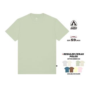 Mengenal Aerostreet T Shirt Reguler Polos & Desain T Shirt Polos