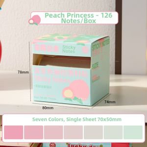 SANNIANERBAN | Dopamine Color High Viscosity Pull Strip Pearl Finish Memo Pads