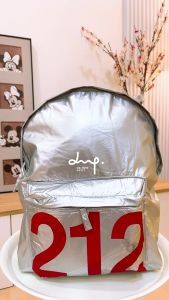 Carolina Herrera 212 Silver Nylon Backpack