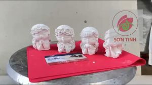 Tượng tô màu CÔNG CHÚA XINH B83 tô tượng thạch cao (Không kèm màu) tượng trắng decor