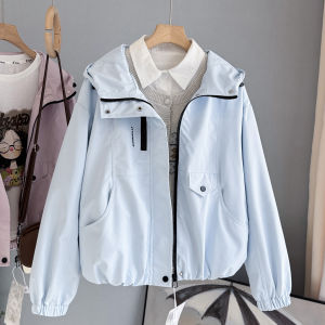 LIYANGANG | Trendy Light Thin Coat Hoodie Casual Windbreaker for Petite 2026 Spring New