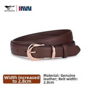SEPTWOLVES | Womens Buckle Leather Belt