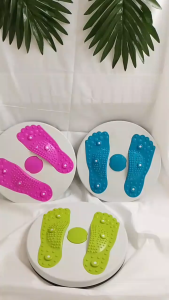 Alat Olahraga Papan Putar Pelangsing Tubuh Fitness Twisting Waist Disc Titik Refleksi Magnetik