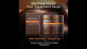 Hấp Dầu Phục Hồi Tóc Hư tổn Nặng Mocheqi Musk Mask Argan Oil