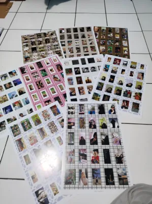 CETAK FOTO UKURAN 2R 25 FOTO TANPA POTONG PROSES 1 HARI BISA COD