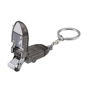 Keychain Finger Nail Clippers Mini Foldable Stainless Steel Nail Cutter with Nail Files For Outdoor Travel