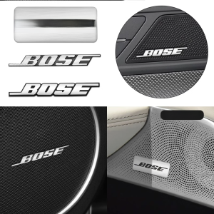 ป้ายชื่อรถสติกเกอร์โลหะ Doctor บล็อกสติกเกอร์ตกแต่งเครื่องเสียงรถยนต์ BOS Metal Sound E ป้ายชื่อรถยนต์