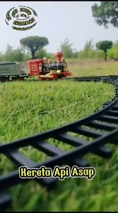 8T BP9907 Mainan Kereta Api Mainan Anak Kereta Gerbong Ada Lampu Suara Asap Train Set 9908 2277-13