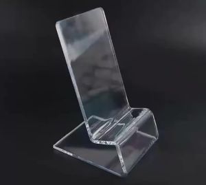 Acrylic Transparent Stand Phone Holder Tablet Bracket Shelf Window Counter Display Showcase For iPhone Smasung Xiaomi Cellphone