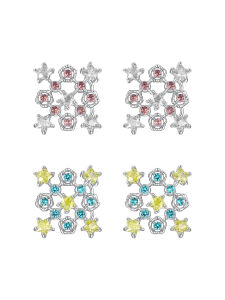 TOGGLER | Square Colorful Earrings