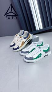 EXITO Sneakers Pria Sporty Sport Shoes Kulit Sintetis Gaya Korea Ex28