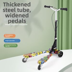 LIWAN | New Frog Style Double Wings Twin Pedal 3-Wheel Scooter
