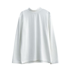 Áo Thun Tay Dài Cổ Cao Màu Trơn Cho Bà Bầu Mùa Thu Đông Thoải Mái Thường Ngày Chất Liệu Cotton Dài Vừa Phải Phong Cách Hàn Quốc