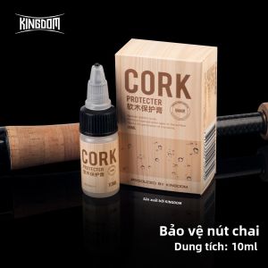 Vương Quốc Cần Tay Cầm Nút Chai Bảo Trì Dán 10Ml Trong Suốt Chống Thấm Nước Chống Ăn Mòn Chống Nứt Gỗ Bảo Vệ Cho Dụng Cụ Câu Cá
