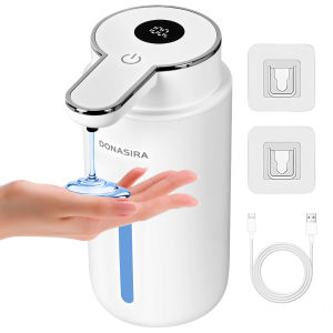 420ML P23 HD Display Touchless 6-Levels Adjustable Control Rechargeable Automatic Sensor Soap Dispenser Pressure-free Home Pump