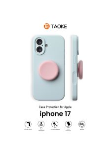 QUMI | New Sky Blue Precise Cut Button Protection Phone Case